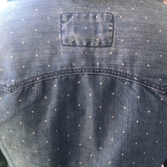 H&M polka dot denim shirt - Picture 4 of 4